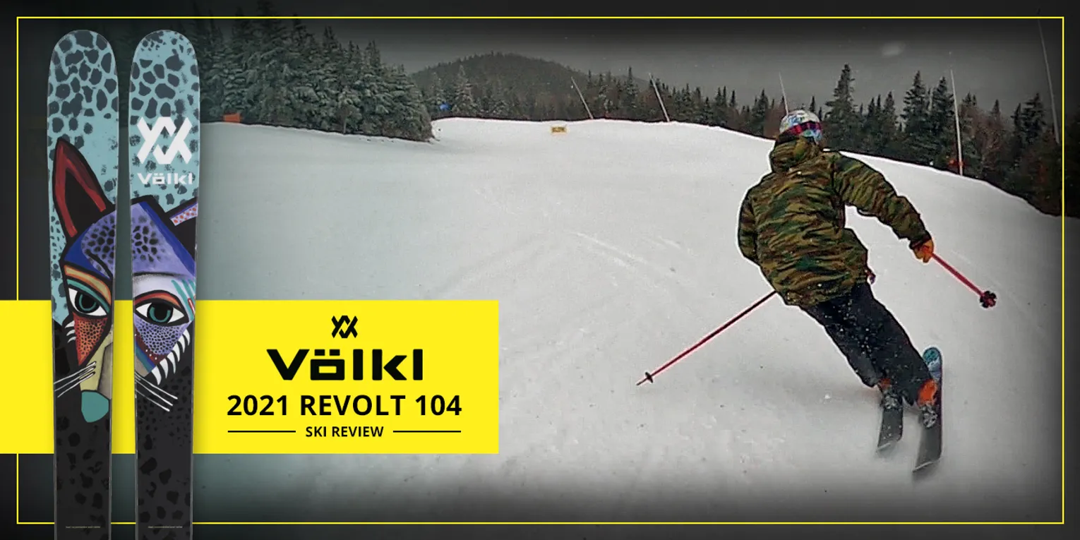 2021 VOLKL REVOLT 104 SKI REVIEW
