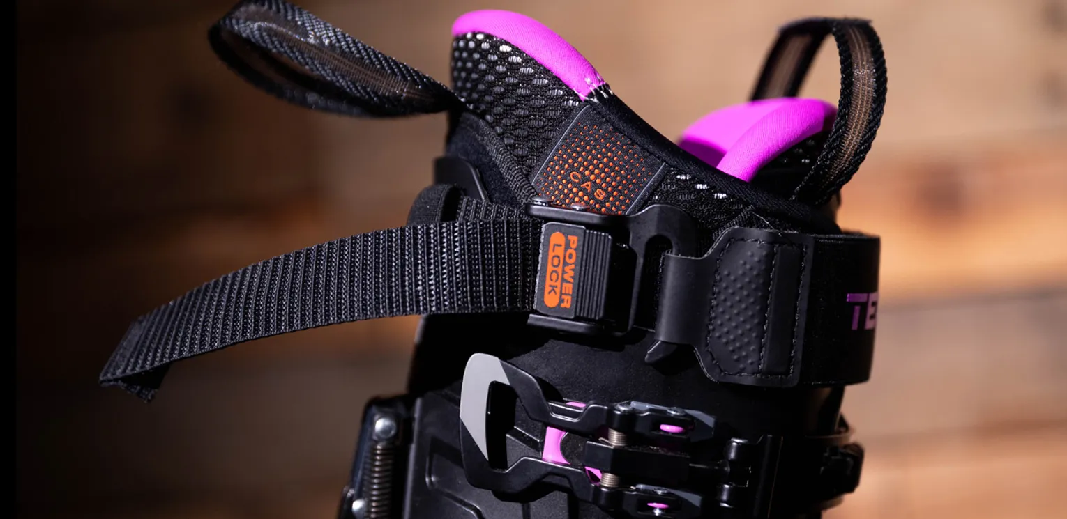 2027 Tecnica Zero G Decoy Pro Ski Boot Review - Power Strap Closeup