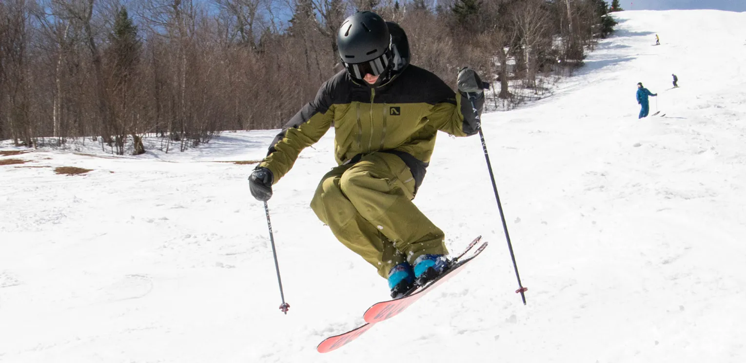 2027 Salomon S/Pro Alpha C Boa 130 Ski Boot Review - Jeff Action Shot 1