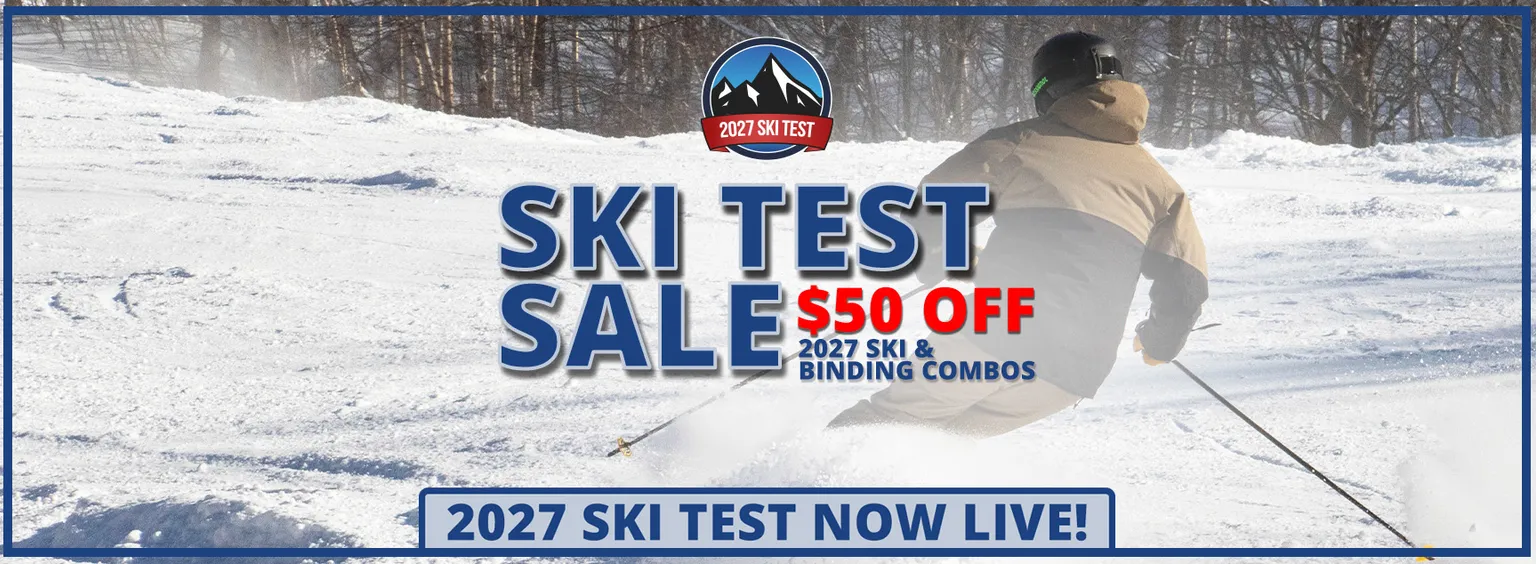 ski test sale $50 off 2027 ski and binding combos