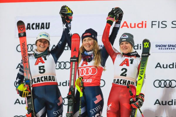 Top Five Fridays January 16, 2026: Womens Slalom Podium
