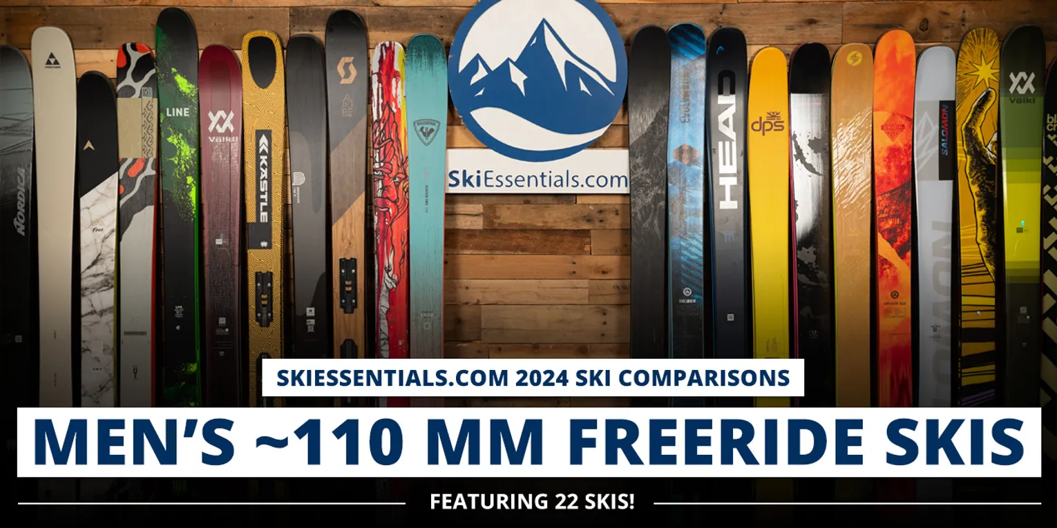 2024 Men's ~110mm Freeride Ski Comparison Lead Image