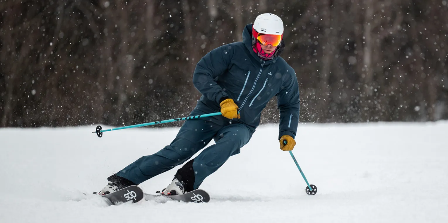 2024 DPS Kaizen 105 Ski Review - Marcus Action Shot 1