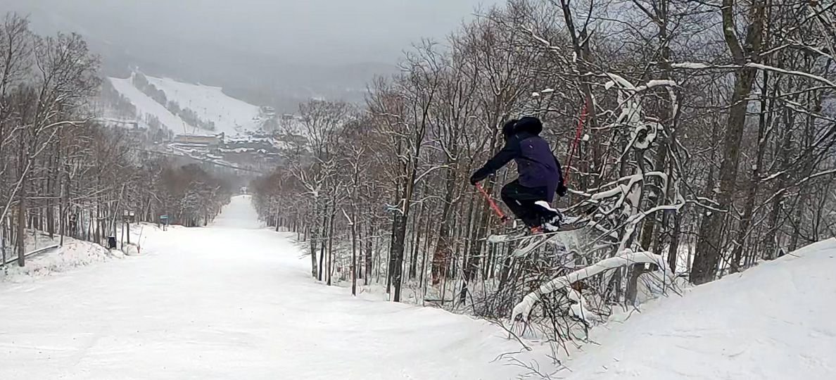  2021 Black Crows Justis Ski Review: Full Width Action Image 1