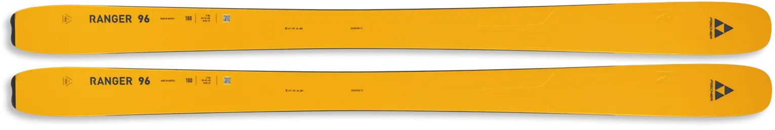 2024 Fischer Ranger 96 & Ranger 102 Ski Review - Fischer Ranger 96 Ski Yellow Graphic