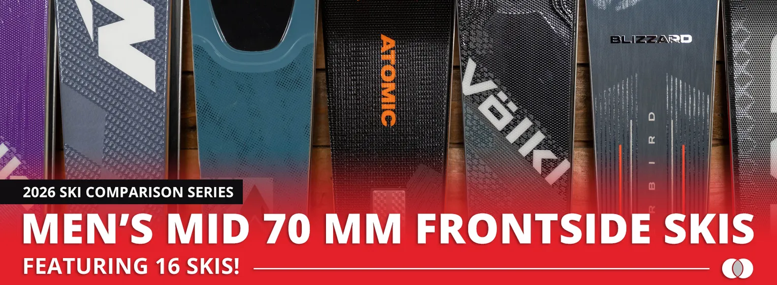 2026 Men's Mid 70 mm Frontside Ski Comparison - Lead Image