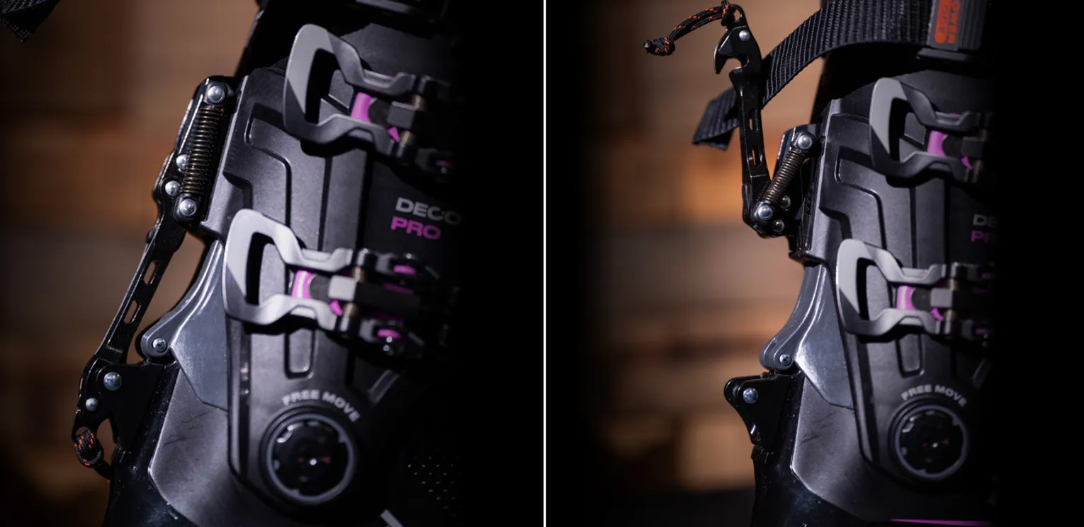 2027 Tecnica Zero G Decoy Pro Ski Boot Review - Walk Mode Closeup