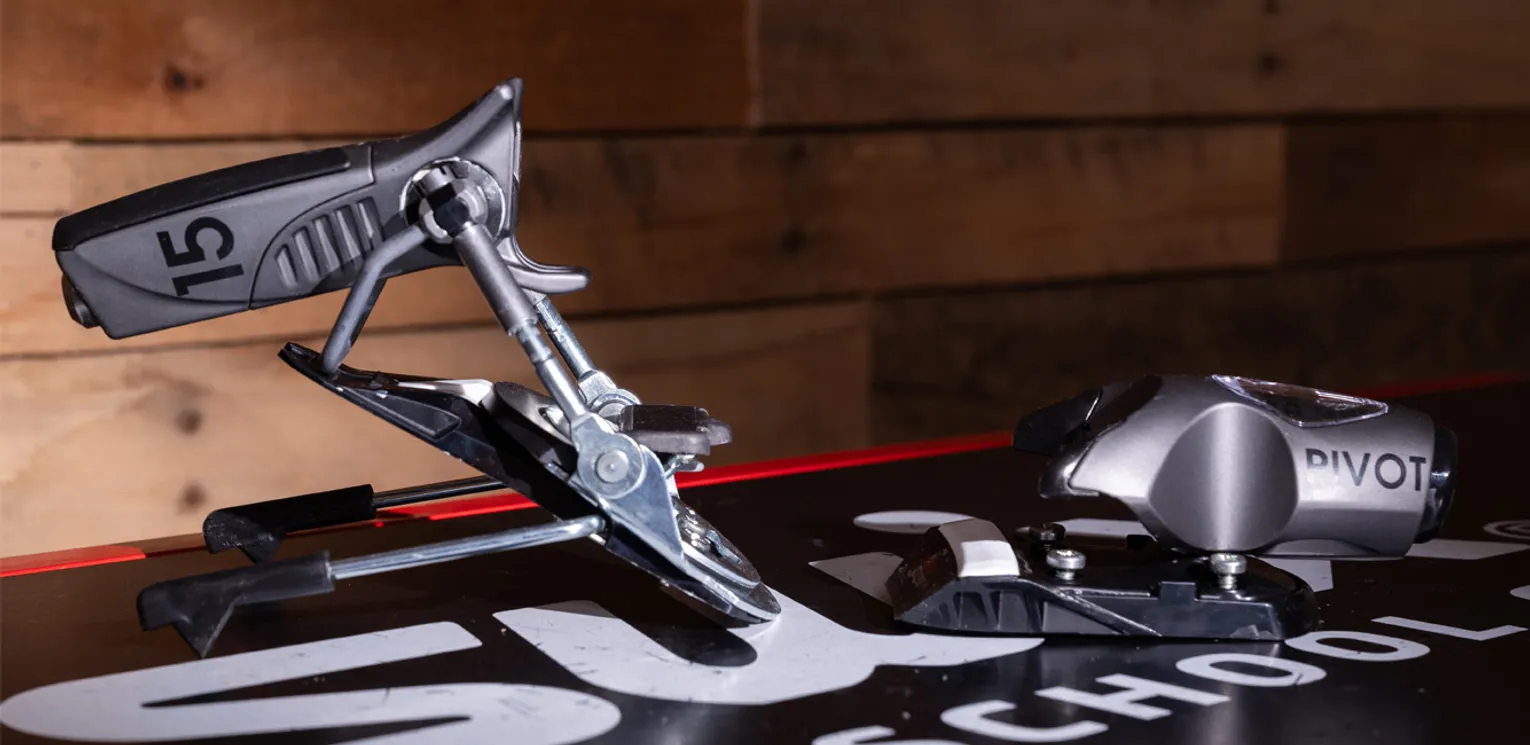 2026 Look Pivot 2.0 Collection Ski Binding Review - Steel Colorway Closeup