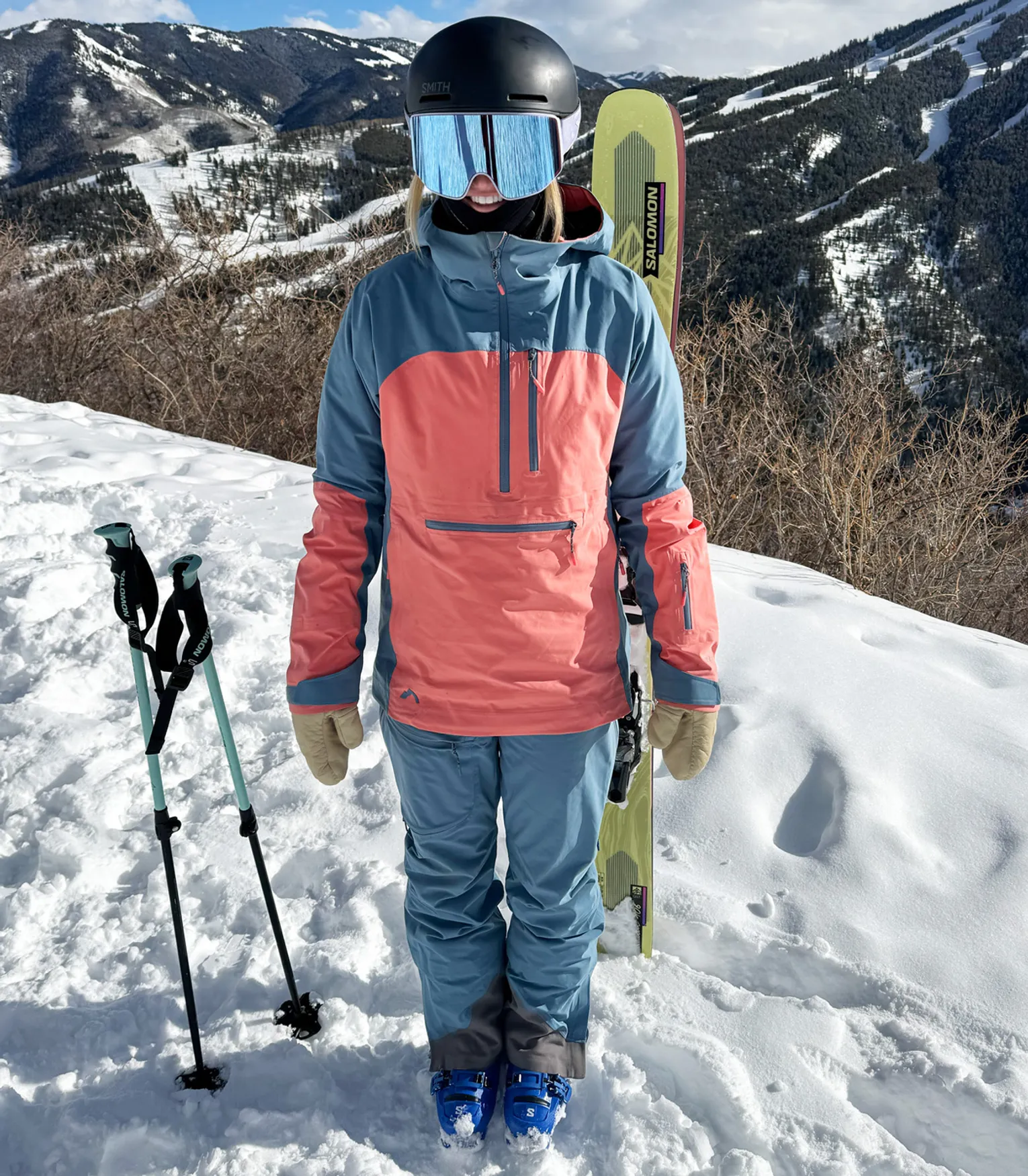 Strafe Lynx Pullover and Willow Half Bibs - Women's Outerwear Kit Review - Full Kit Shot