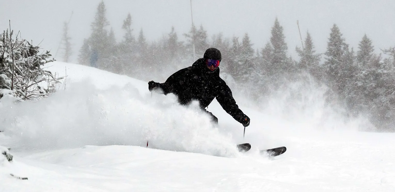2026 Head Kore 100 Ti On Snow Ski Review - Matt Action Shot 2