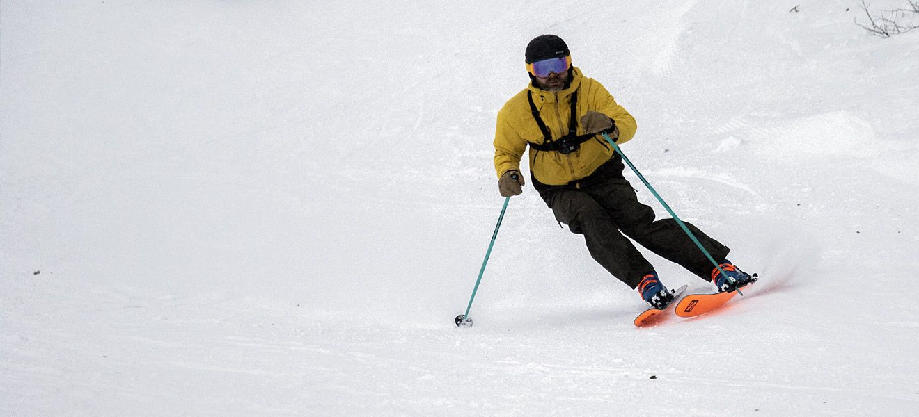 2021 Salomon Stance 102 Ski Review: Wide Action Image