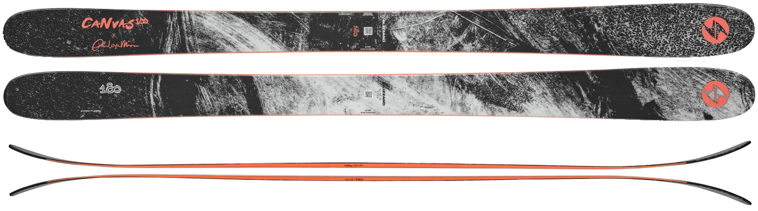 2027 Blizzard Rustler 10 and Blizzard Canvas 100 On Snow Ski Review - 2027 Blizzard Canvas 100 Ski Graphics