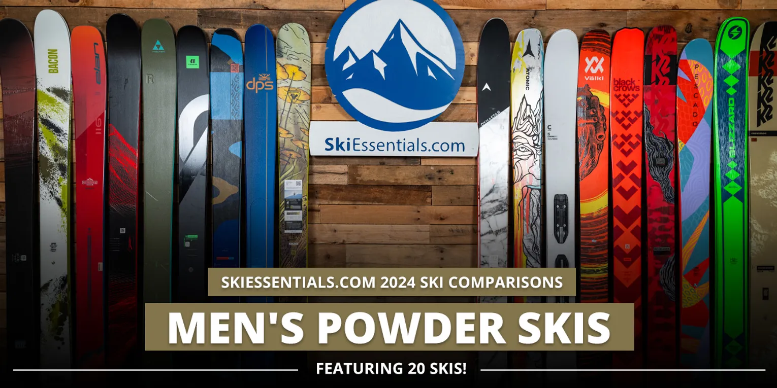 2024 Men's Powder Ski Comparison Ski Comparison Lead Image