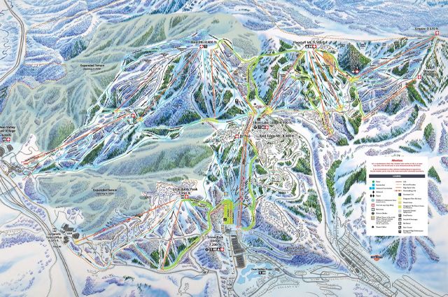 Top Five Fridays November 15, 2024: Deer Valley Trail Map Image
