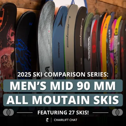 2025 Men's Mid 90mm All Mountain Ski Comparison