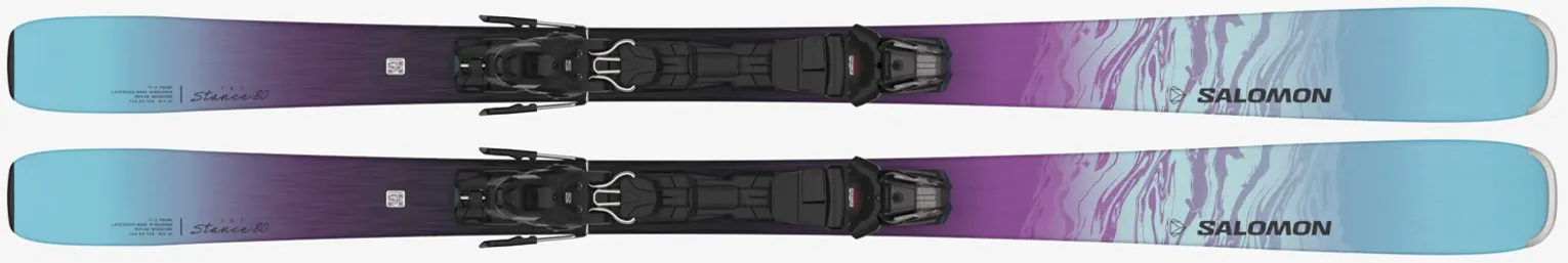2025 Salomon Stance 80 W Skis - 2025 Salomon Stance 80 W Ski Graphics

