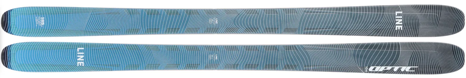 2025 Line Optic 104 Skis - 2025 Line Optic 104 Ski Graphics

