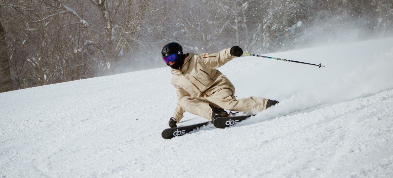 2022 DPS Pagoda 100 RP Ski Review: Full Width Action Image 2