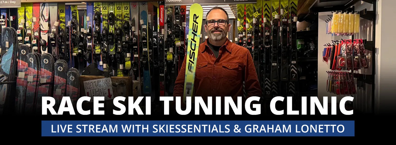 Race Ski Tuning Clinic with SkiEssentials & Graham Lonetto - Lead Image