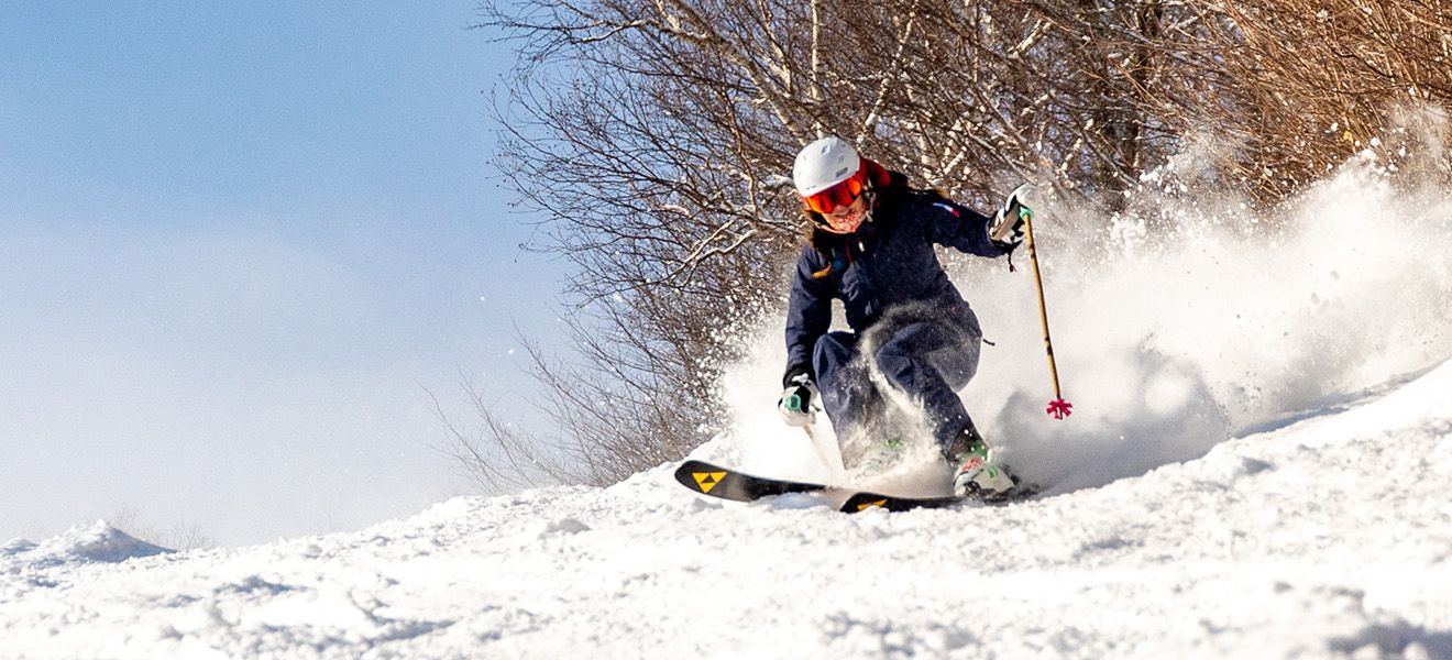 2023 Fischer Ranger 96 Skis: Full Width Action Image 2