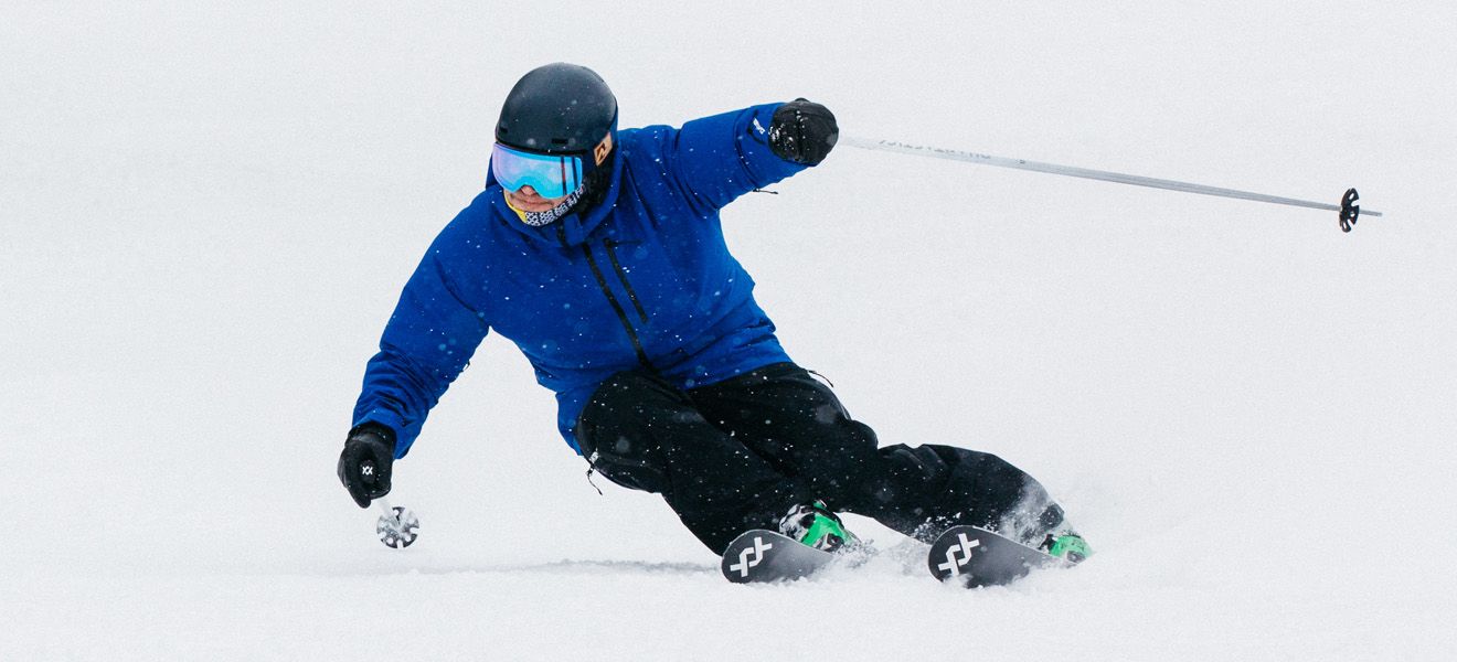 2023 Volkl Kendo 88 Skis: Full Width Action Image 1