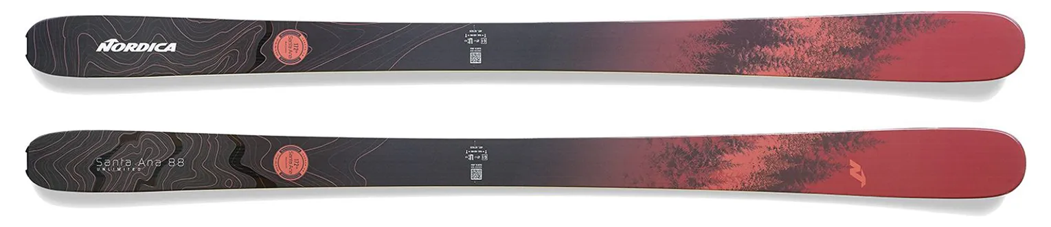 2024 Nordica Santa Ana 88 Unlimited Skis - 2024 Nordica Santa Ana 88 Unlimited Ski Graphics
