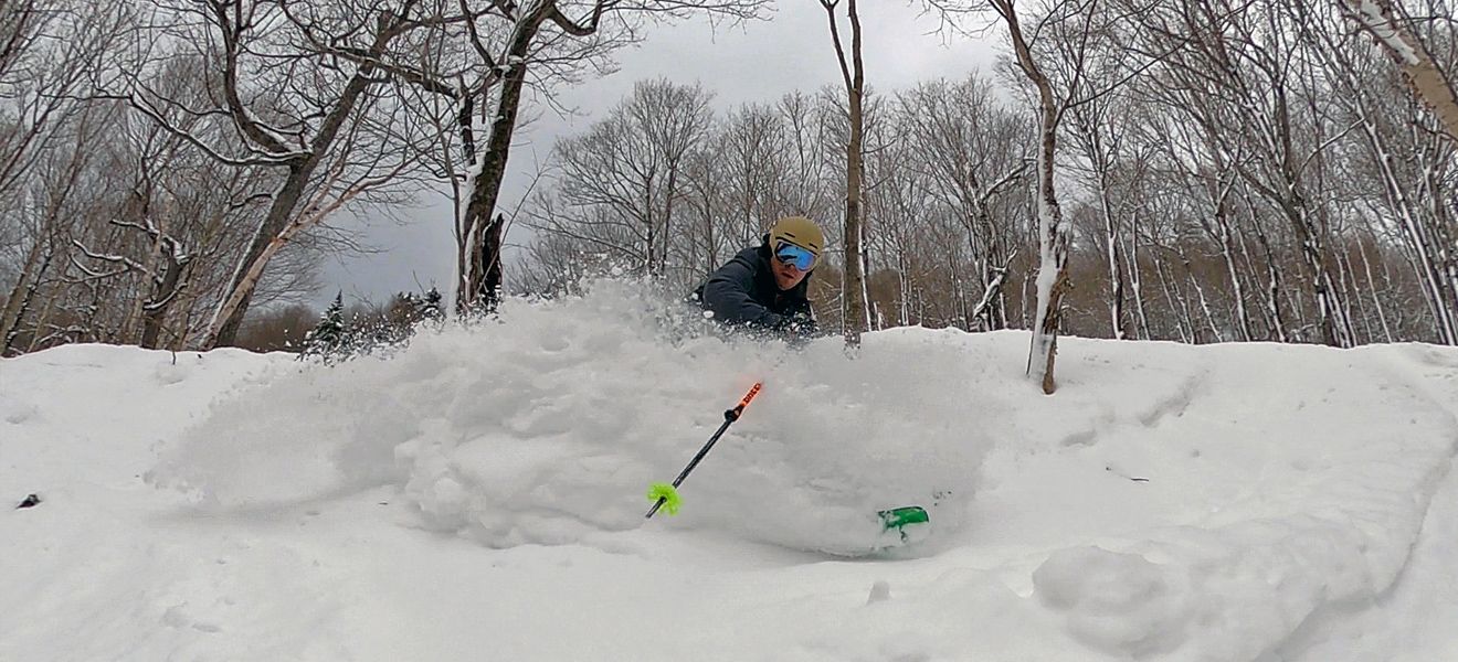 2021 Rossignol BLACKOPS Holyshred Ski Review: Full Width Action Image 2