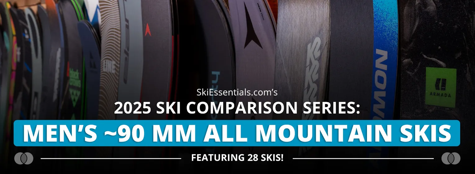 2025 Men's Mid 90mm All Mountain Ski Comparison Lead Image