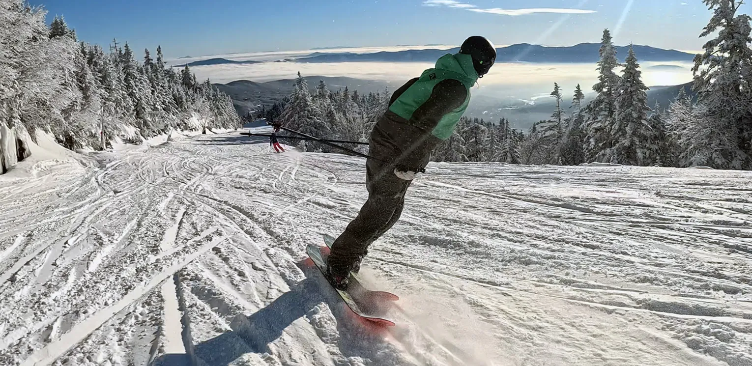 2027 Blizzard Canvas 108 Ski Review - Jeff Switch Skiing Shot