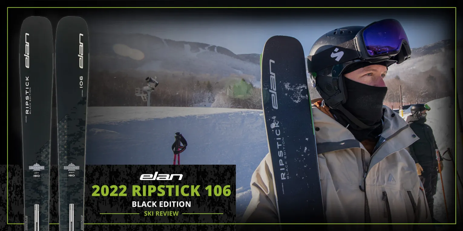 2022 ELAN RIPSTICK 106 BLACK EDITION SKI REVIEW
