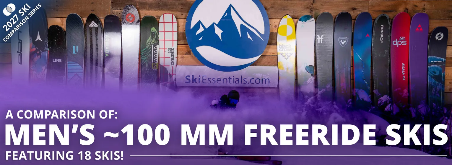 2027 Men's ~100 mm Freeride Ski Comparison - Lead Image