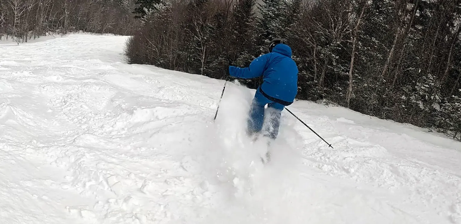 2027 Nordica Enforcer 94 On Snow Ski Review - Soft Snow Action Shot