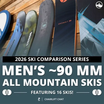 2026 Men's ~90 mm All Mountain Ski Comparison