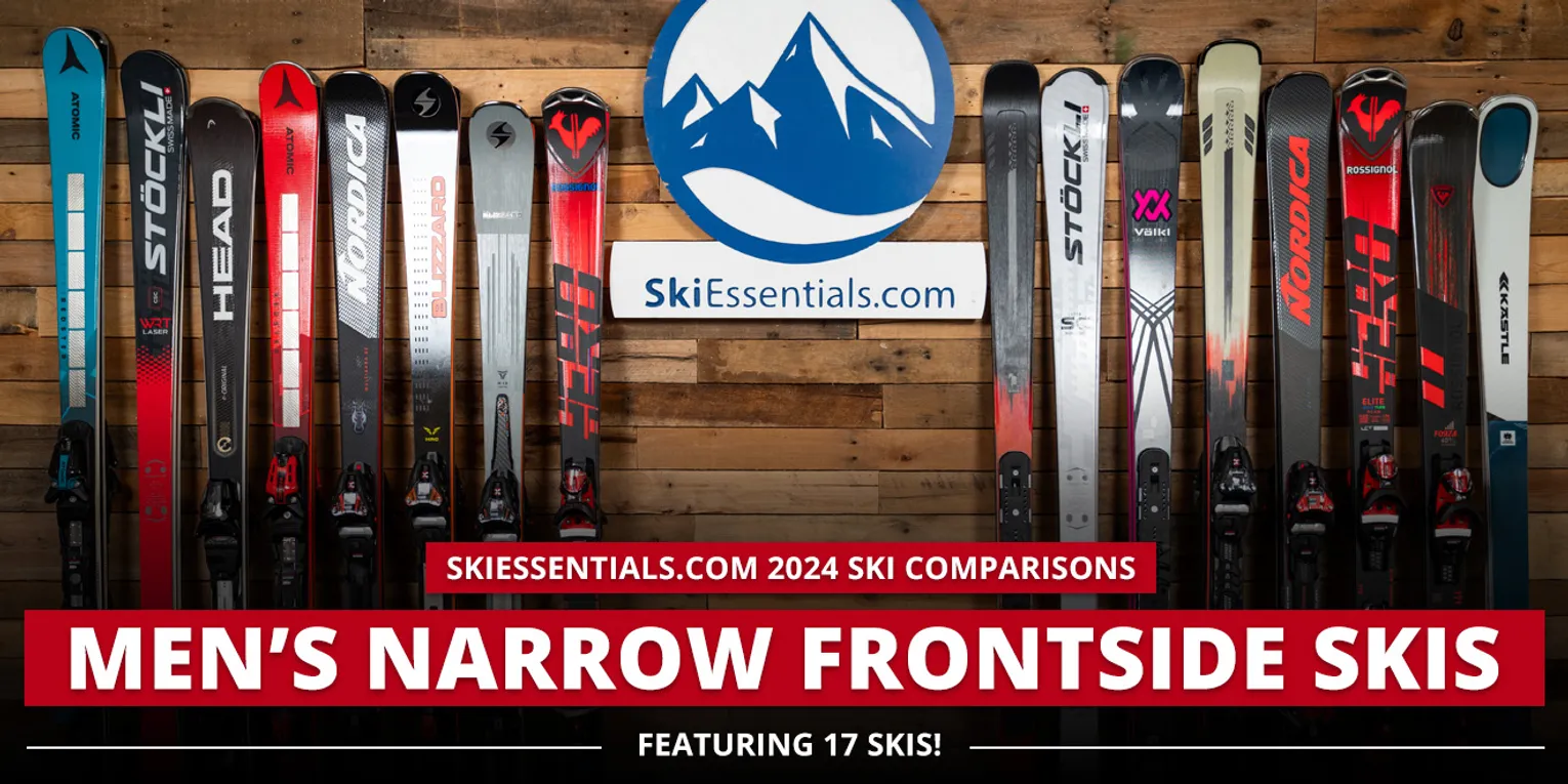2024 Men's Narrow Frontside Ski Comparison Lead Image
