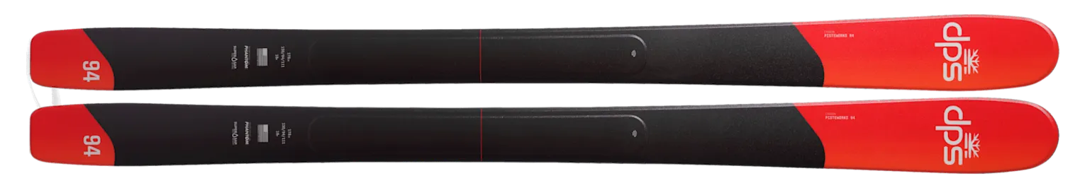 2026 DPS Pisteworks 94 Skis - 2026 DPS Pisteworks 94 Ski Graphics
