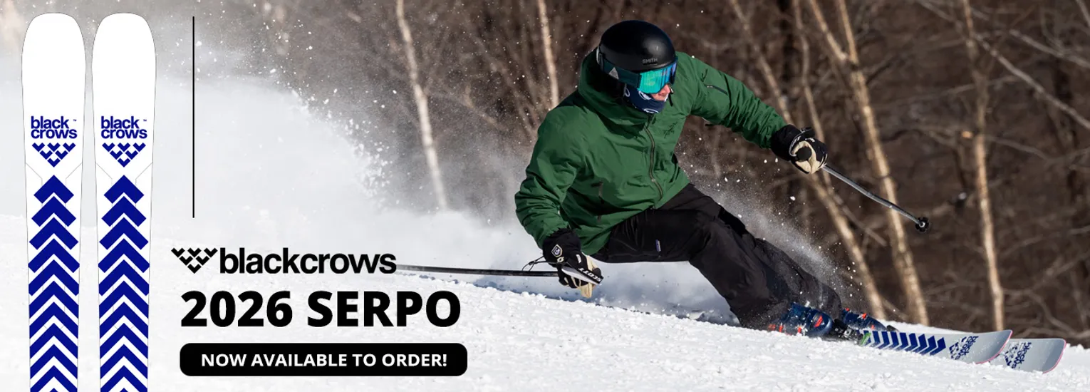 2026 Black Crows Serpo Ski Review - Now Available Graphic