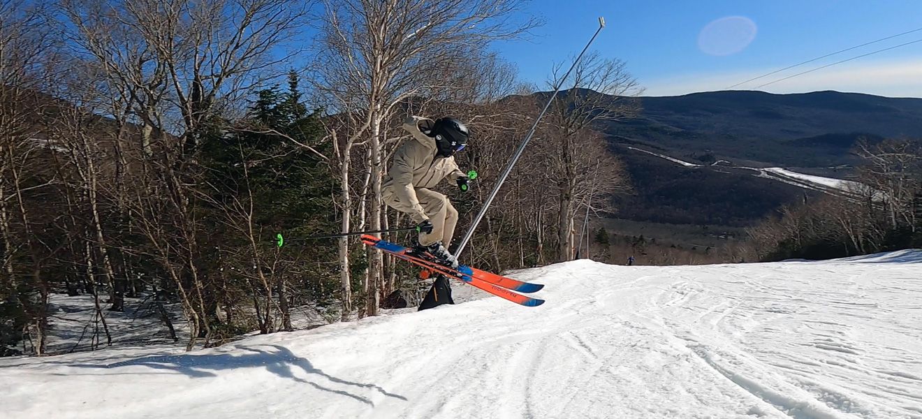 2022 Liberty Origin 101 Ski Review: Full Width Action Image 2