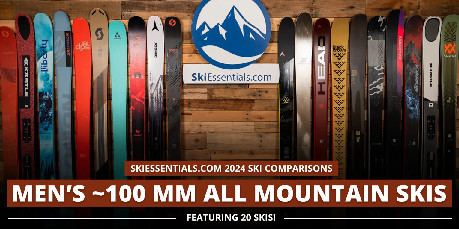 2024 Men's 100mm All Mountain Ski Comparison Lead Image