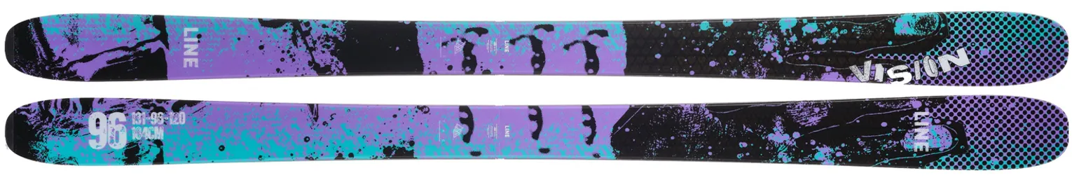 2025 Line Vision 96 Skis - 2025 Line Vision 96 Ski Graphics

