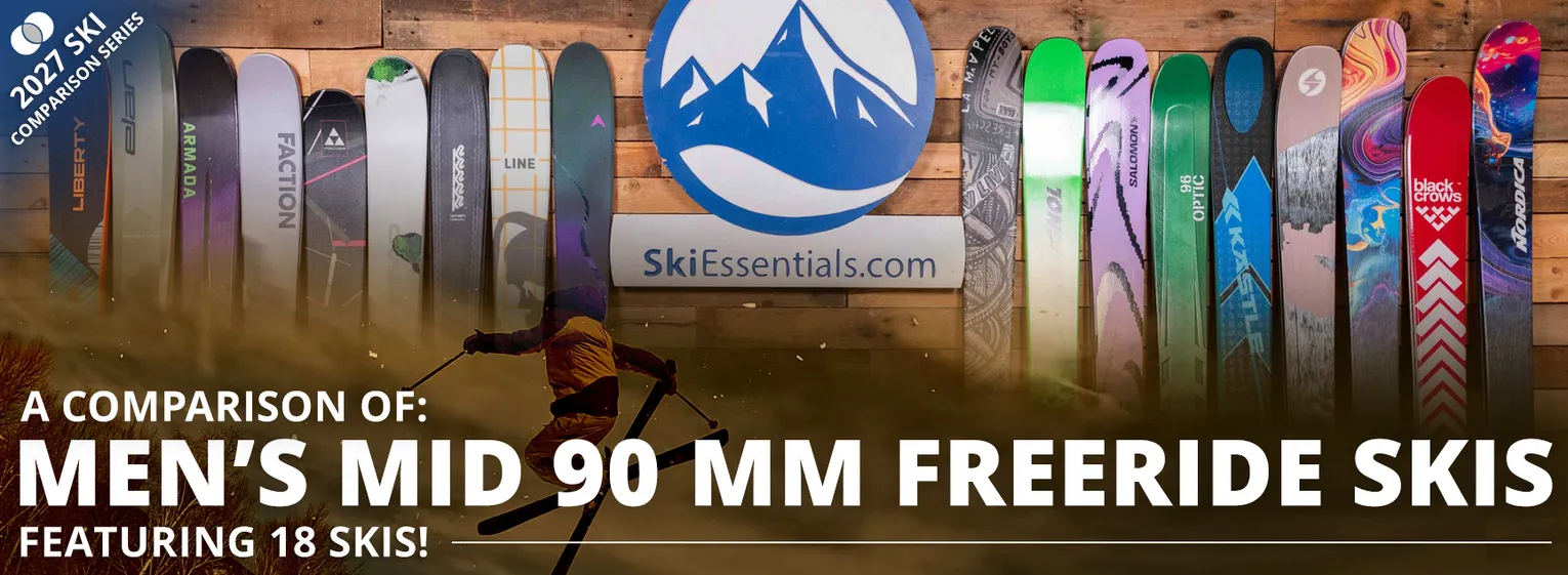 2027 Men's Mid 90 mm Freeride Ski Comparison - Lead Image