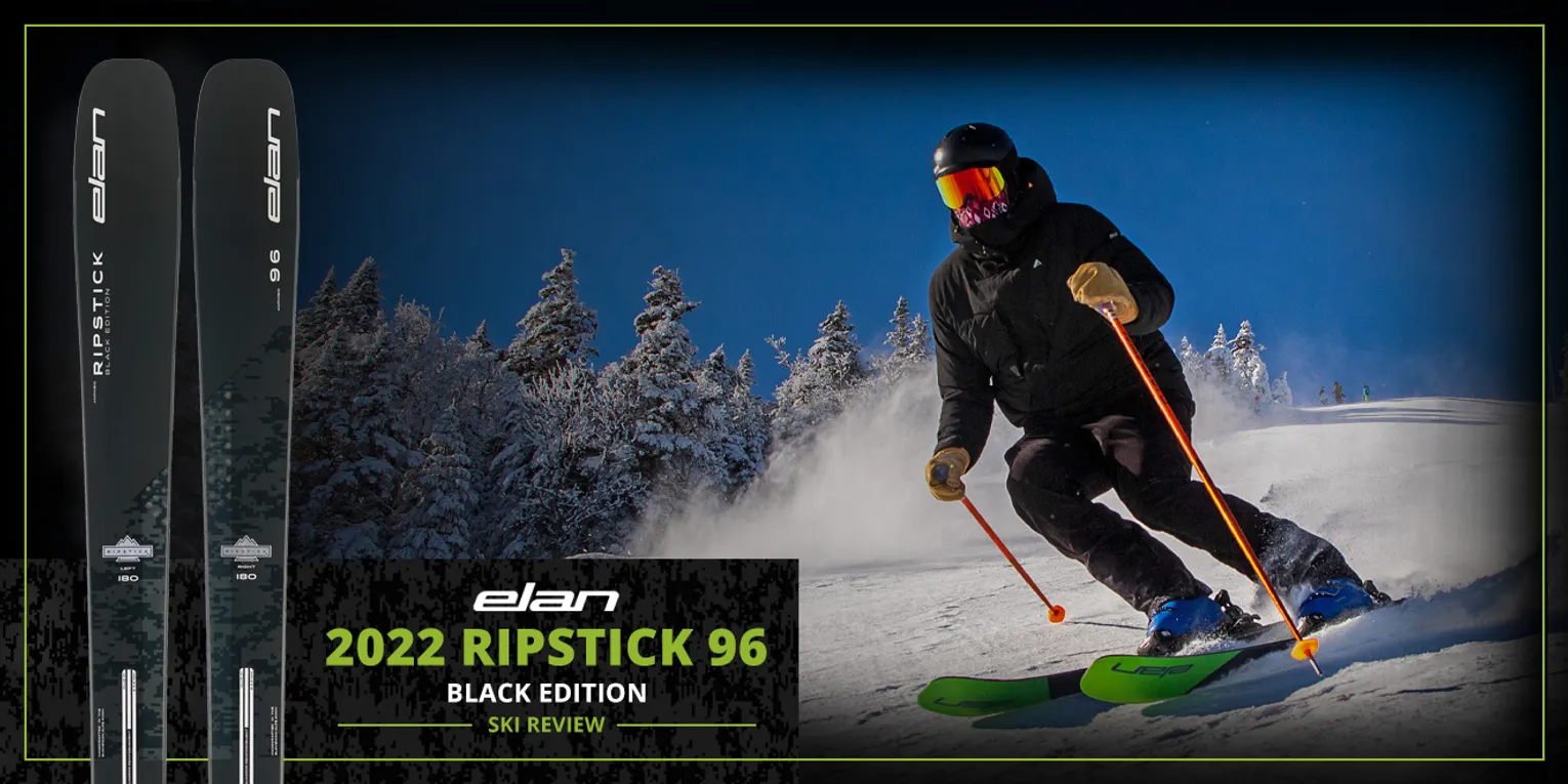 2022 ELAN RIPSTICK 96 BLACK EDITION SKI REVIEW