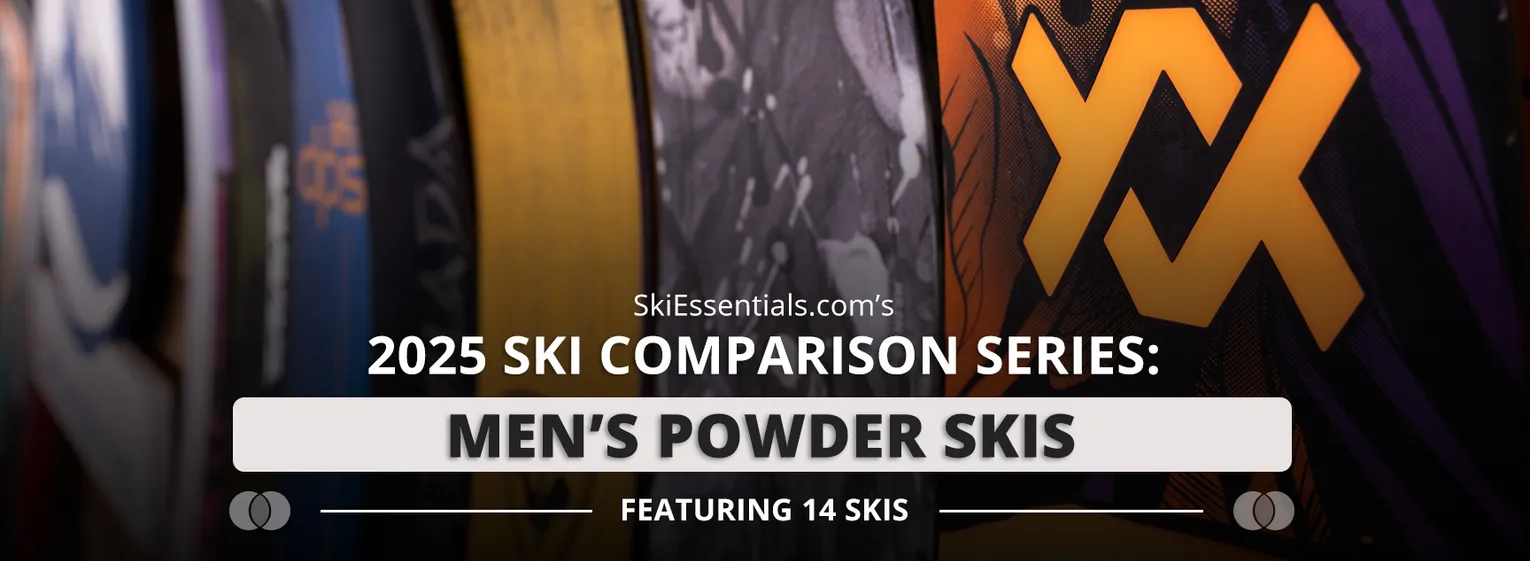 2025 Men's Powder Ski Comparison Lead Image