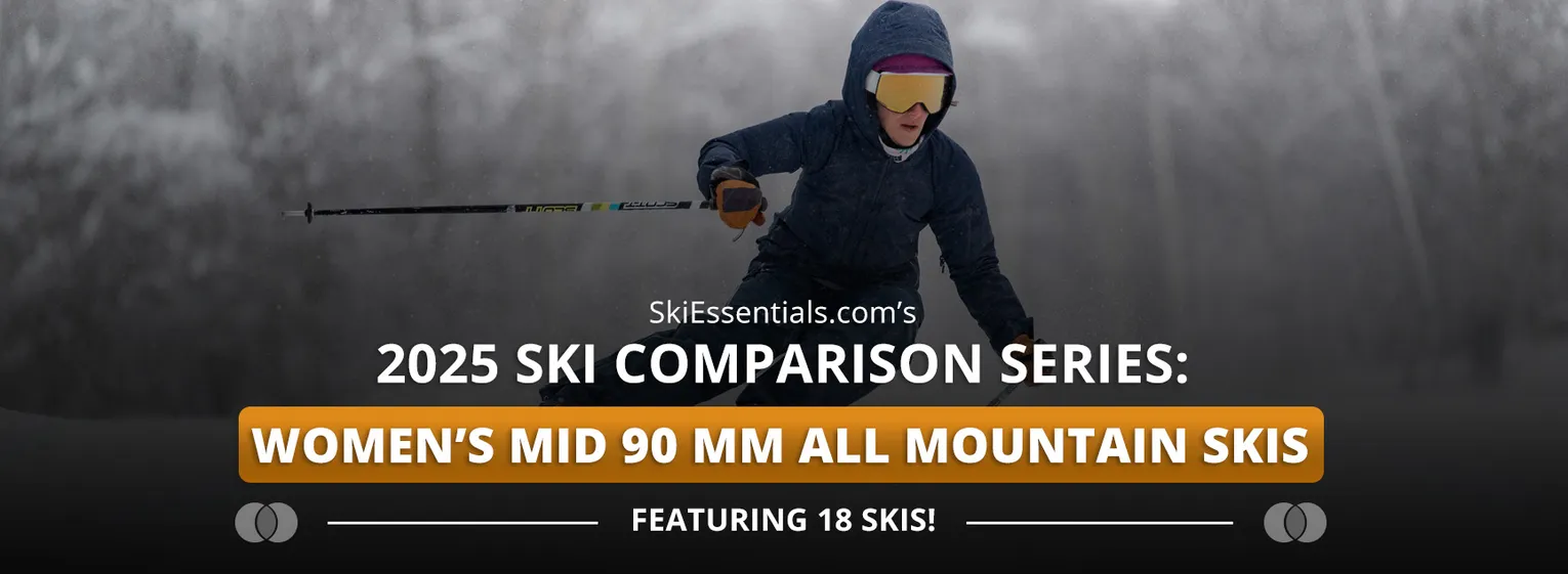 2025 Women's Mid 90mm All Mountain Ski Comparison Lead Image
