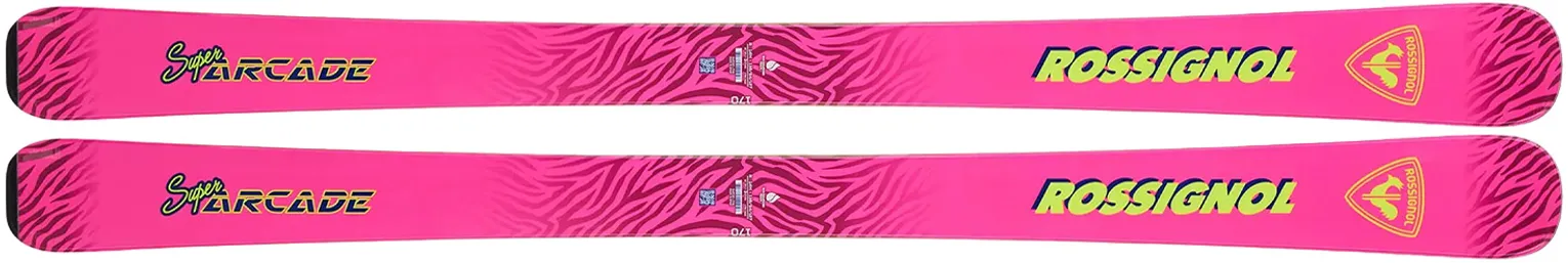 2027 Rossignol Arcade 94 and Head KORE 94 On Snow Ski Comparison - 2027 Rossignol Super Arcade Ski Graphics