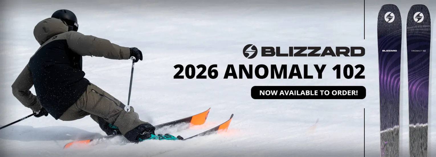 2026 Blizzard Anomaly 102 Ski Review - Pre-Order Graphic