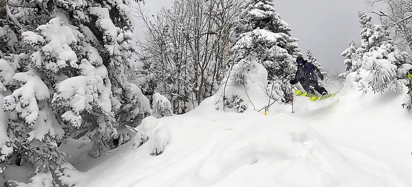 2021 Rossignol Blackops Sender Ti Ski Review: Full Width Action Image 1