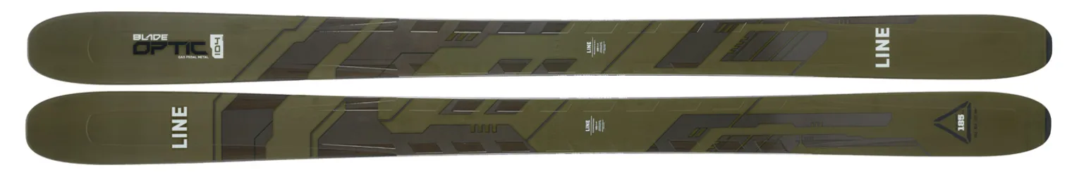 2024 Line Blade Optic 104 Skis - 2024 Line Blade Optic 104 Ski Graphics