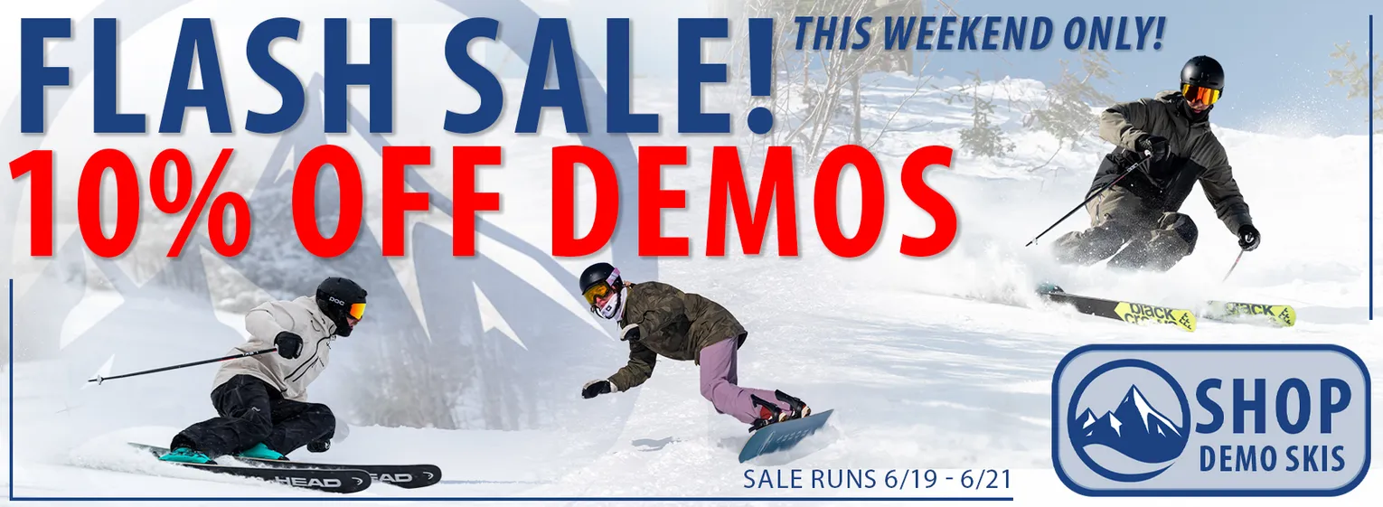 10% Off Demo Skis This Weekend