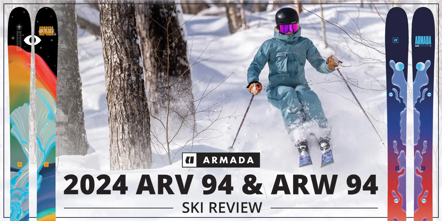 2024 Armada ARV 94 & ARW 94 Ski Review Lead Image