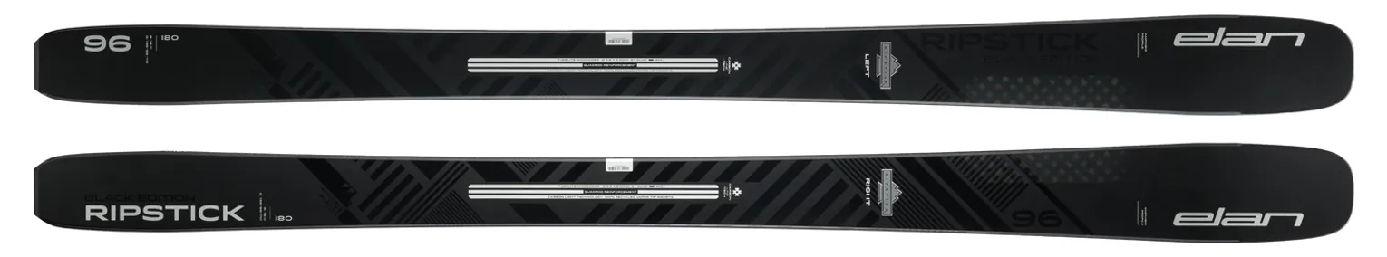 2024 Elan Ripstick 96 Black Edition Ski Review - 2024 Elan Ripstick 96 Black Edition Ski Graphics